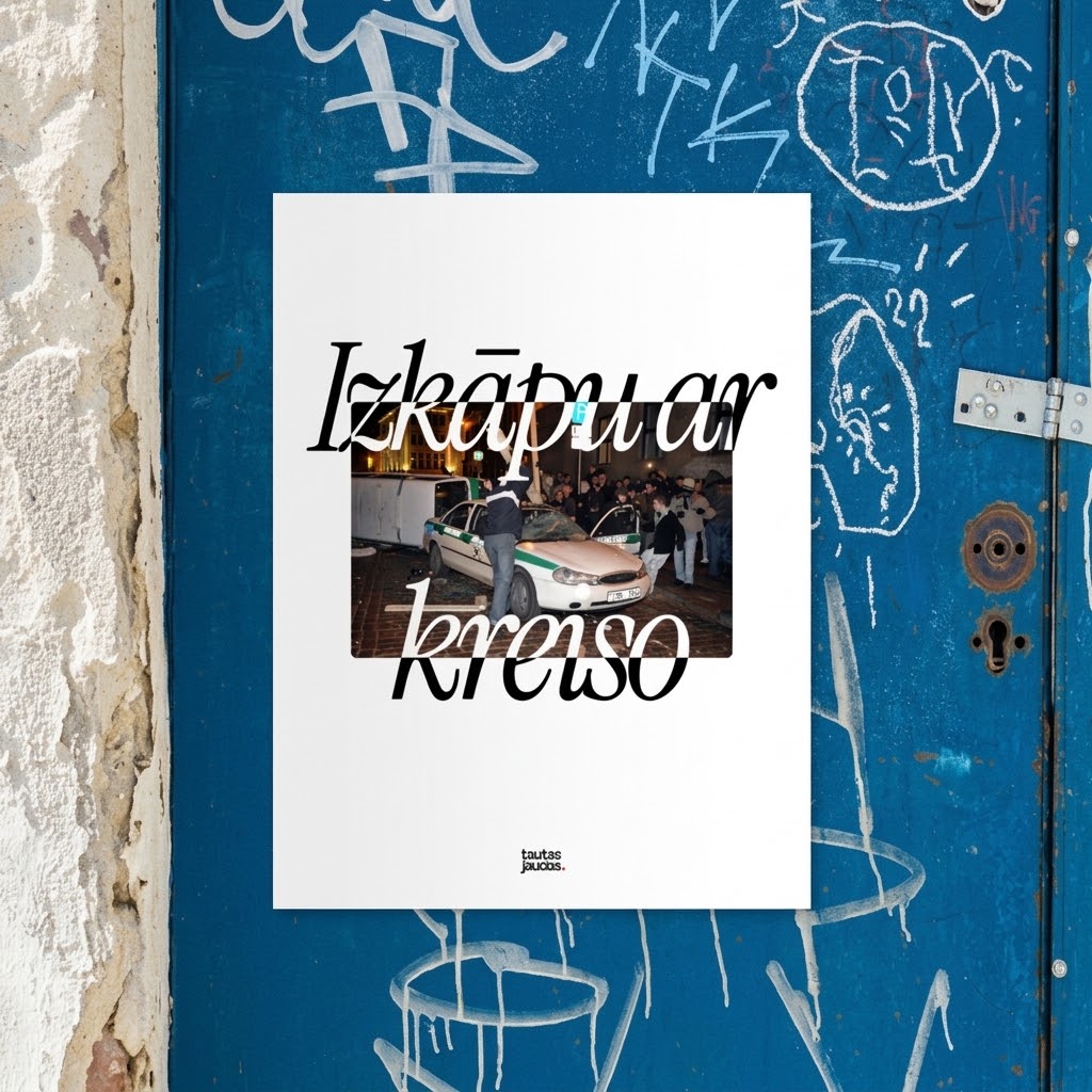 Plakāts «Izkāpu ar kreiso»